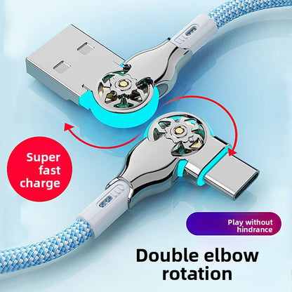 65W Braided Swivel Cable