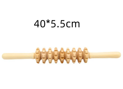 Birch Wood Massage Roller Set