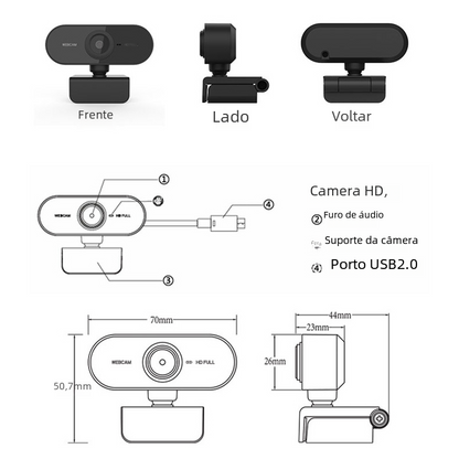 Auto Focus 2K HD Webcam