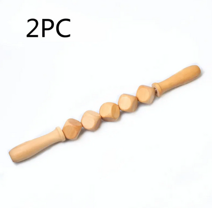 Birch Wood Massage Roller Set