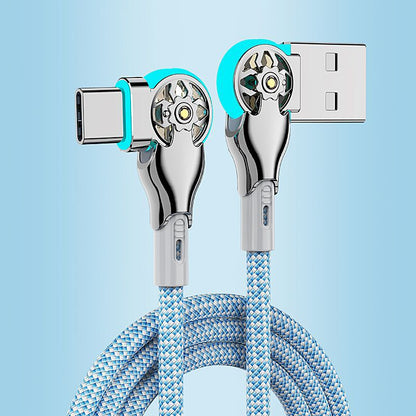 65W Braided Swivel Cable